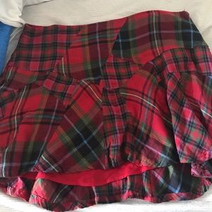 Torrid plaid mini skirt